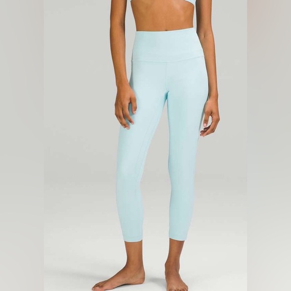 NWOT Lululemon Align High-Rise Pant 25" Icing Blue - Picture 4 of 8